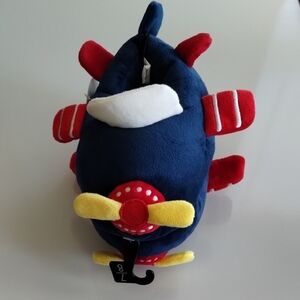 Wonder Nation Kids Airplane Slippers - Blue, Red, Yellow